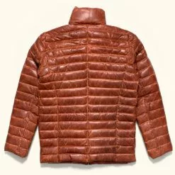 Buffalo Jackson Trading Co. Bridger Leather Down Jacket | Light Brown