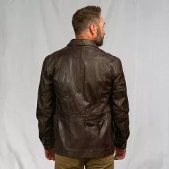 Buffalo Jackson Trading Co. Sheridan Leather Barn Jacket | Vintage Brown 21 Buffalo Jackson Trading Co. Sheridan Leather Barn Jacket | Vintage Brown
