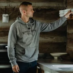 Buffalo Jackson Trading Co. Apparel Hooded Sweatshirt | Heather Grey