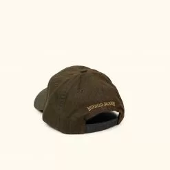 Buffalo Jackson Trading Co. Buffalo Jackson Stamp Logo - Leather Patch Hat | Brown