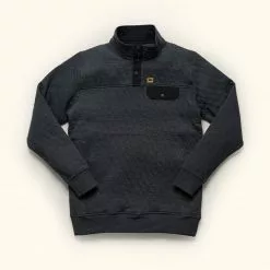 Buffalo Jackson Trading Co. Cannon Quilted Pullover | Charcoal Apparel