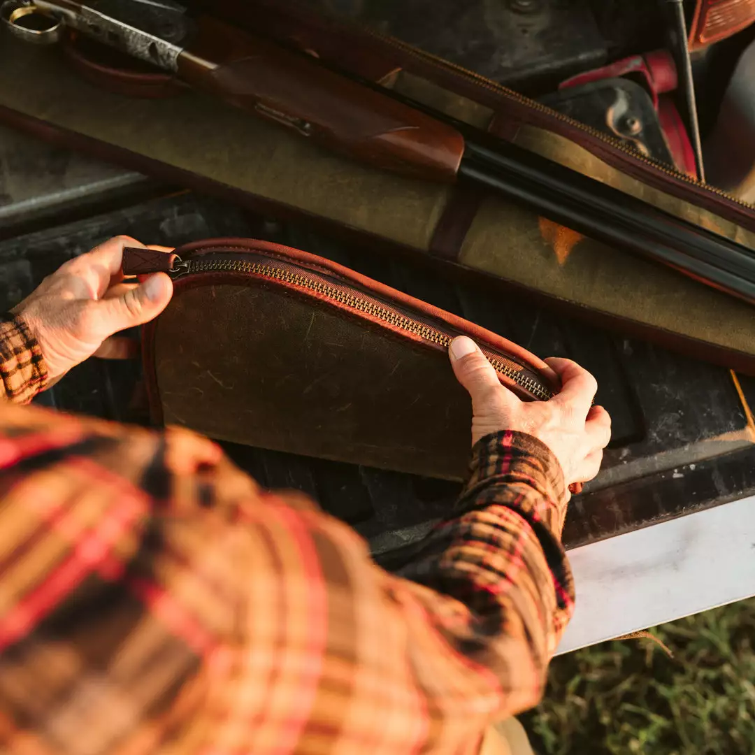 Buffalo Jackson Trading Co. Dakota Handgun & Pistol Case | Waxed Canvas 6 Buffalo Jackson Trading Co. Dakota Handgun & Pistol Case | Waxed Canvas