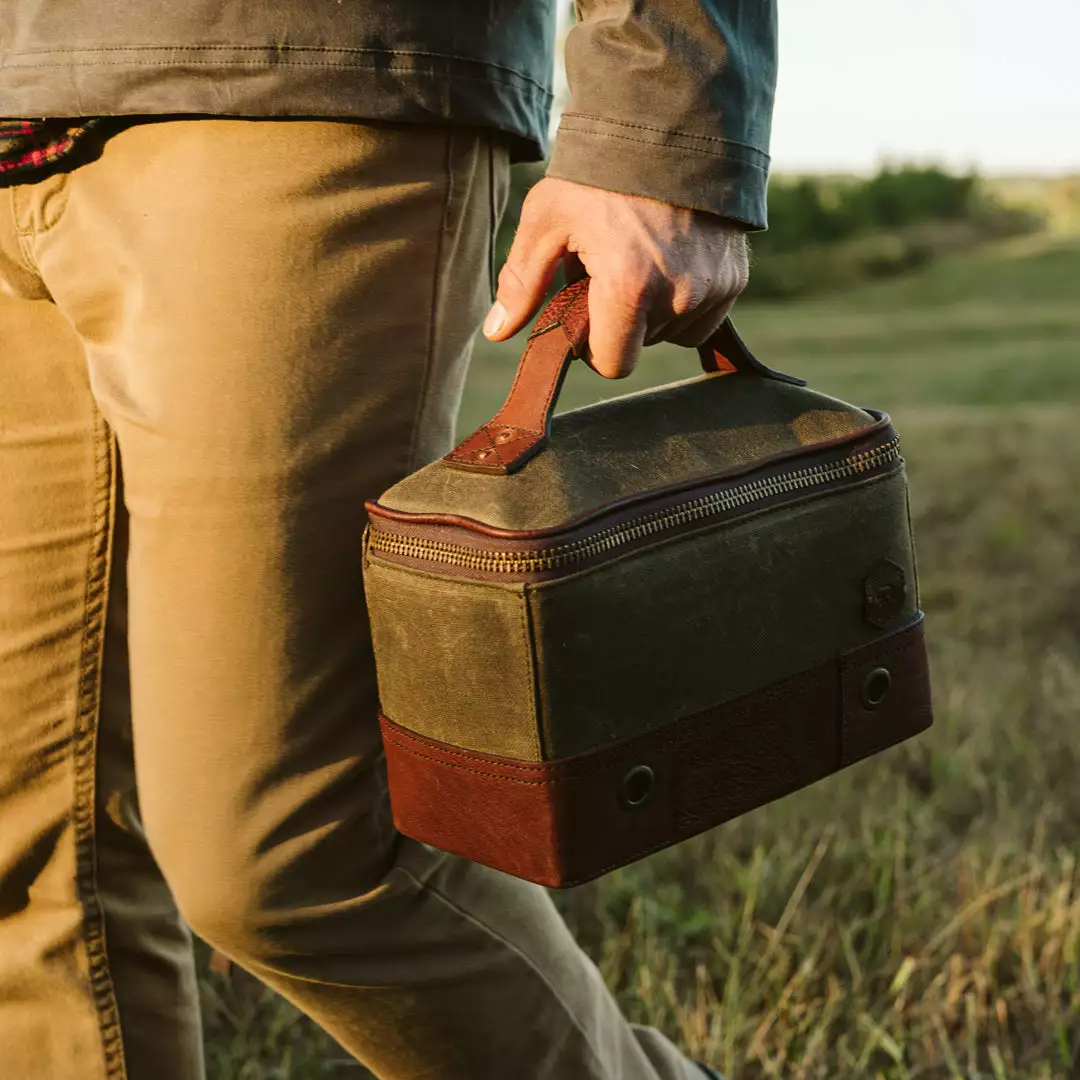 Buffalo Jackson Trading Co. Dakota Trap Shooting Bag | Waxed Canvas And Leather 10 Buffalo Jackson Trading Co. Dakota Trap Shooting Bag | Waxed Canvas And Leather