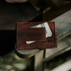 Buffalo Jackson Trading Co. Dakota Leather Bifold - Metal Money Clip Wallet | Chestnut Brown 12 Buffalo Jackson Trading Co. Dakota Leather Bifold - Metal Money Clip Wallet | Chestnut Brown