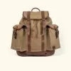 Buffalo Jackson Trading Co. Dakota Reserve Waxed Canvas Rucksack | Field Khaki New 1 Buffalo Jackson Trading Co. Dakota Reserve Waxed Canvas Rucksack | Field Khaki New