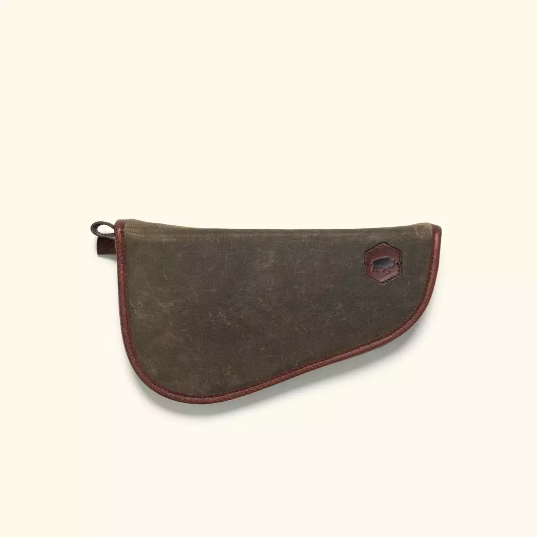 Buffalo Jackson Trading Co. Dakota Handgun & Pistol Case | Waxed Canvas 3 Buffalo Jackson Trading Co. Dakota Handgun & Pistol Case | Waxed Canvas