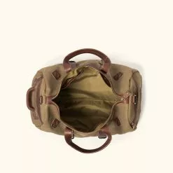 Buffalo Jackson Trading Co. Dakota Waxed Canvas Duffle Bag/Backpack | Field Khaki W/ Chestnut Brown Leather 21 Buffalo Jackson Trading Co. Dakota Waxed Canvas Duffle Bag/Backpack | Field Khaki W/ Chestnut Brown Leather