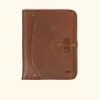 Buffalo Jackson Trading Co. Denver Leather Travel Padfolio | Autumn Brown
