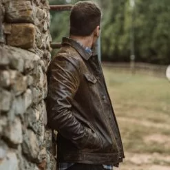 Buffalo Jackson Trading Co. Driggs Leather Jacket | Brown