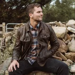 Buffalo Jackson Trading Co. Driggs Leather Jacket | Brown