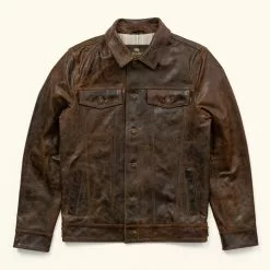 Buffalo Jackson Trading Co. Driggs Leather Jacket | Brown