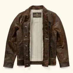 Buffalo Jackson Trading Co. Driggs Leather Jacket | Brown