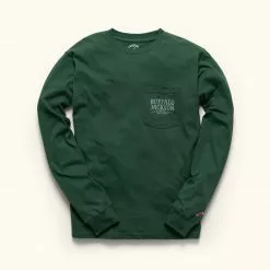 Buffalo Jackson Trading Co. Great Smoky Mountain National Park L/S Tee | Hunter Green