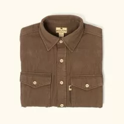 Buffalo Jackson Trading Co. Gunner Cotton Twill Shirt Jac | Fox Den Brown Apparel