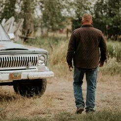 Buffalo Jackson Trading Co. Huntington Quilted Shirt Jac | Brown Apparel