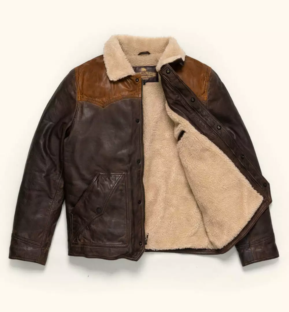 Buffalo Jackson Trading Co. Jackson Leather Sherpa Jacket | Tan & Brown Leather Jackets 8 Buffalo Jackson Trading Co. Jackson Leather Sherpa Jacket | Tan & Brown Leather Jackets