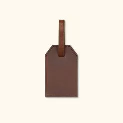 Buffalo Jackson Trading Co. Jefferson Leather Luggage Tag | Elderwood