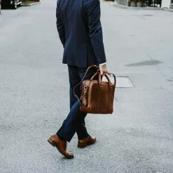 Buffalo Jackson Trading Co. Leather Briefcases Jefferson Leather Briefcase | Elderwood