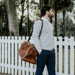 Buffalo Jackson Trading Co. Jefferson Leather Duffle | Elderwood Leather Duffle Bags