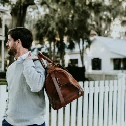 Buffalo Jackson Trading Co. Jefferson Leather Duffle | Elderwood Leather Duffle Bags