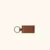 Buffalo Jackson Trading Co. Denver Leather Keychain | Autumn Brown
