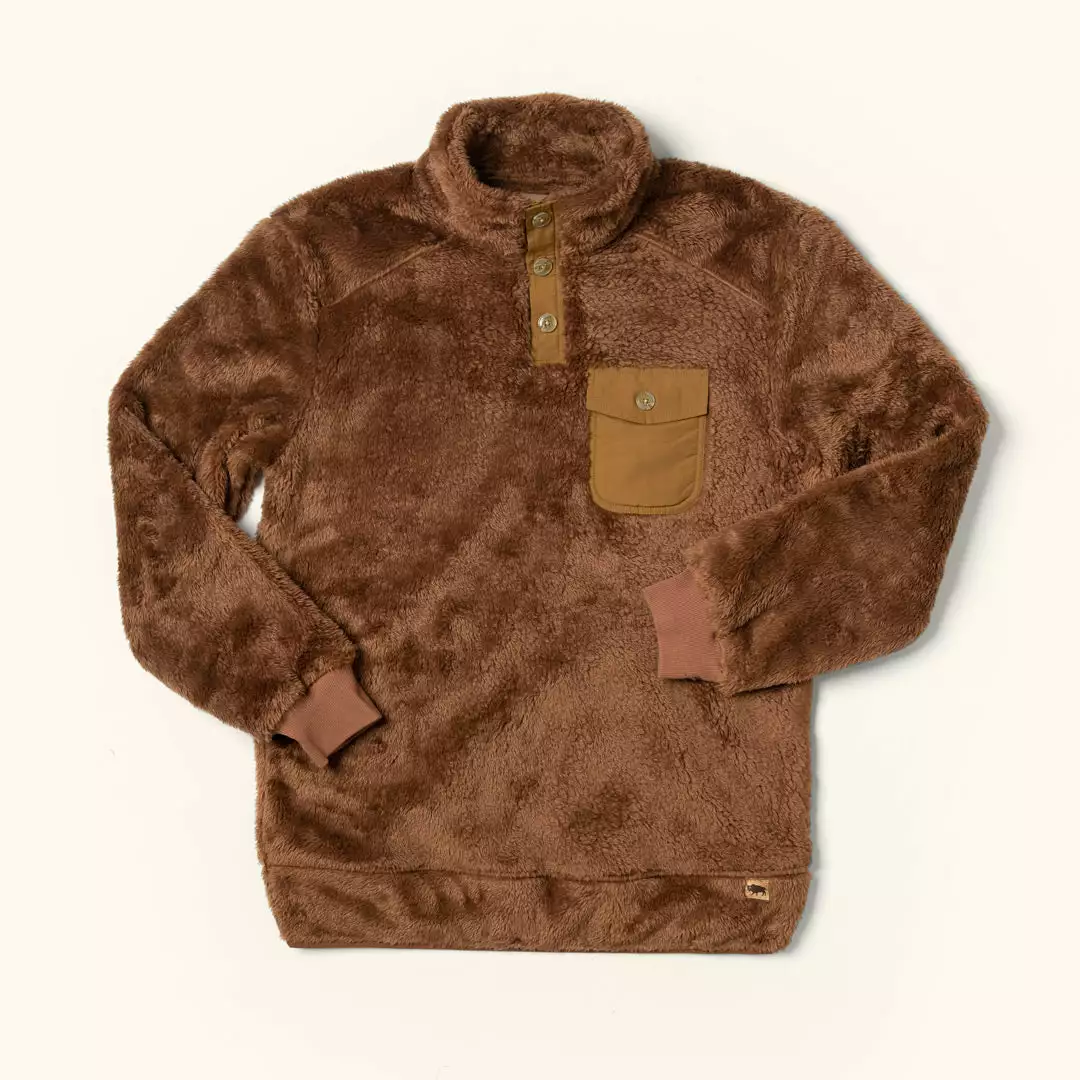 Buffalo Jackson Trading Co. Kodiak Pullover - Grizzly Brown Apparel 5 Buffalo Jackson Trading Co. Kodiak Pullover - Grizzly Brown Apparel