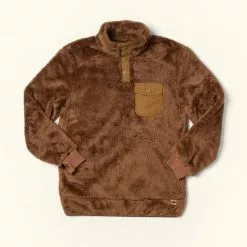 Buffalo Jackson Trading Co. Kodiak Pullover - Grizzly Brown Apparel