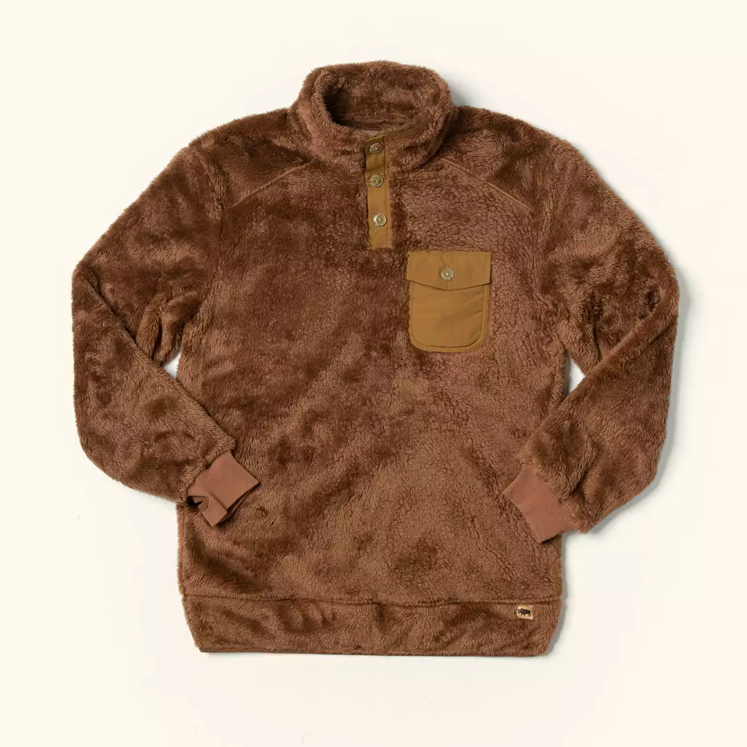 Buffalo Jackson Trading Co. Kodiak Pullover - Grizzly Brown Apparel 4 Buffalo Jackson Trading Co. Kodiak Pullover - Grizzly Brown Apparel