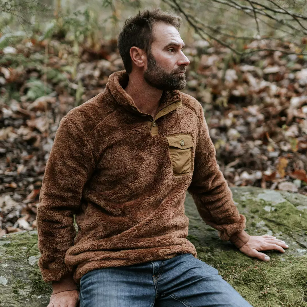 Buffalo Jackson Trading Co. Kodiak Pullover - Grizzly Brown Apparel 7 Buffalo Jackson Trading Co. Kodiak Pullover - Grizzly Brown Apparel