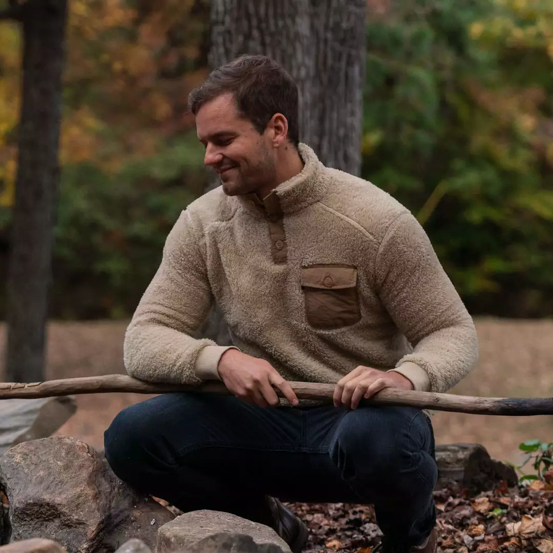 Buffalo Jackson Trading Co. Kodiak Fleece Pullover | Grizzly Tan Sale 5 Buffalo Jackson Trading Co. Kodiak Fleece Pullover | Grizzly Tan Sale