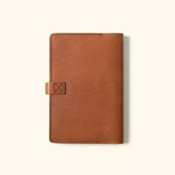 Buffalo Jackson Trading Co. Denver Leather Journal Cover - Large | Autumn Brown