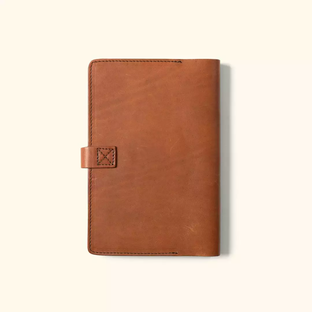 Buffalo Jackson Trading Co. Denver Leather Journal Cover - Large | Autumn Brown 4 Buffalo Jackson Trading Co. Denver Leather Journal Cover - Large | Autumn Brown