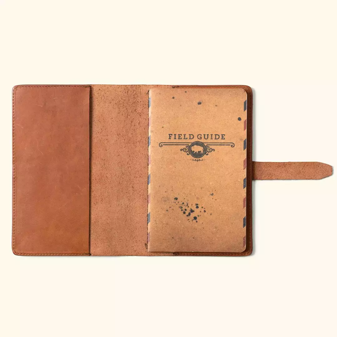 Buffalo Jackson Trading Co. Denver Leather Journal Cover - Large | Autumn Brown 6 Buffalo Jackson Trading Co. Denver Leather Journal Cover - Large | Autumn Brown