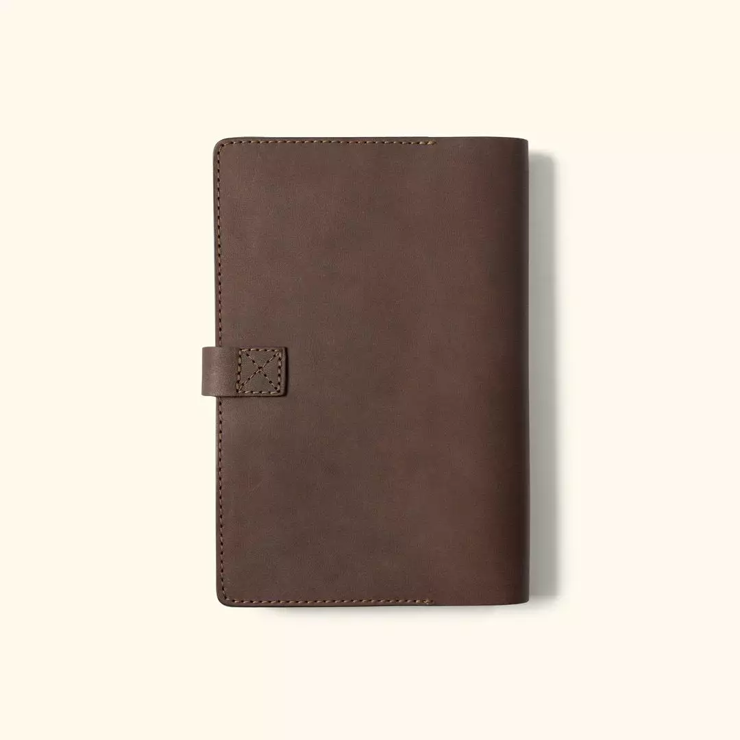 Buffalo Jackson Trading Co. Denver Leather Journal Cover - Large | Dark Briar 4 Buffalo Jackson Trading Co. Denver Leather Journal Cover - Large | Dark Briar