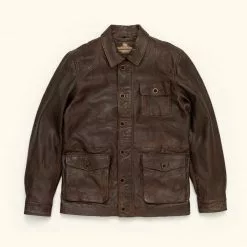 Buffalo Jackson Trading Co. Sheridan Leather Barn Jacket | Vintage Brown 16 Buffalo Jackson Trading Co. Sheridan Leather Barn Jacket | Vintage Brown