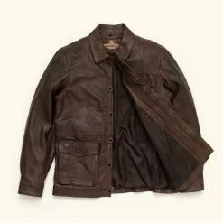 Buffalo Jackson Trading Co. Sheridan Leather Barn Jacket | Vintage Brown 17 Buffalo Jackson Trading Co. Sheridan Leather Barn Jacket | Vintage Brown