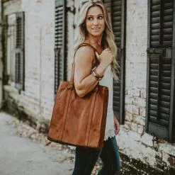 Buffalo Jackson Trading Co. Chelsea Leather Tote Bag | Honey Brown 25 Buffalo Jackson Trading Co. Chelsea Leather Tote Bag | Honey Brown