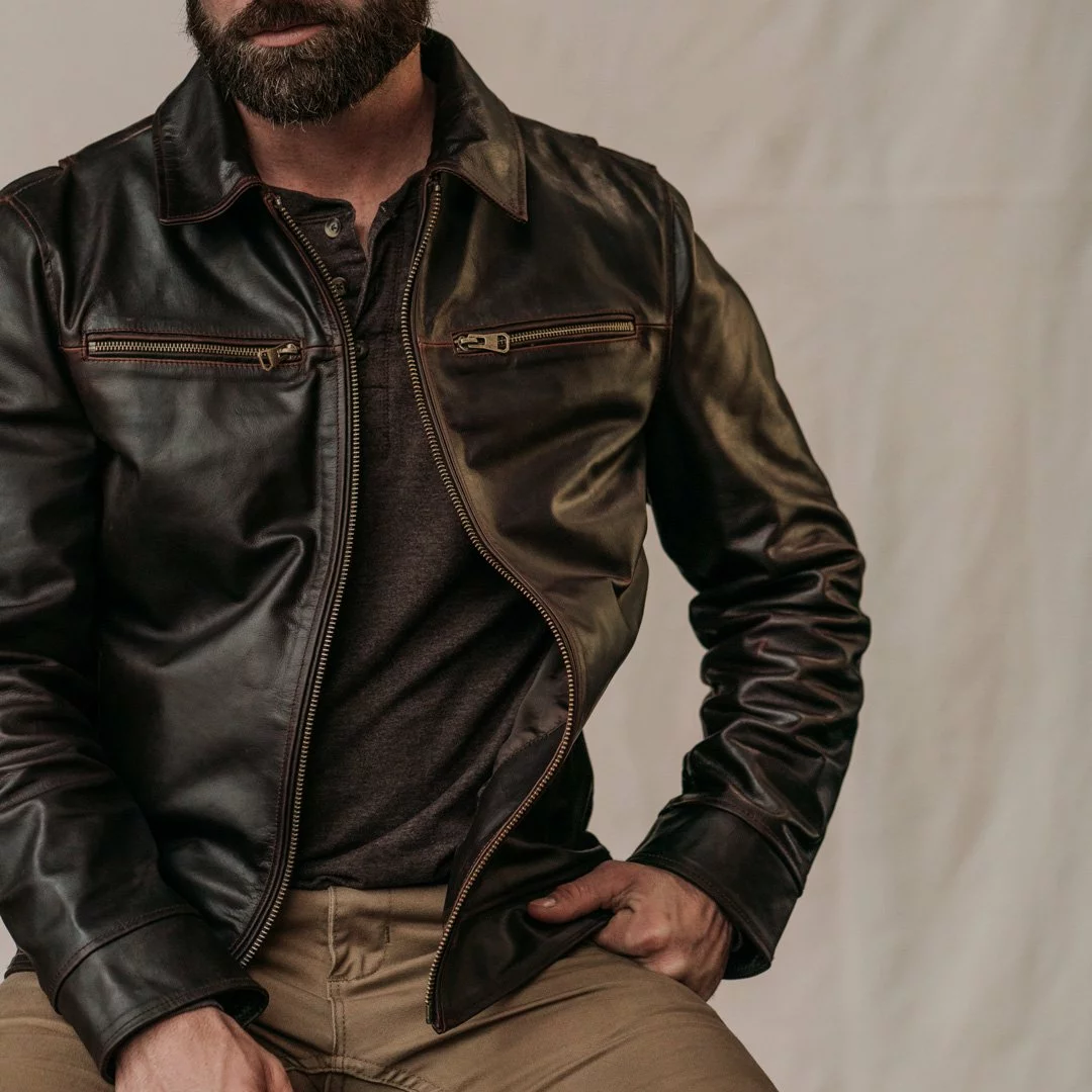Buffalo Jackson Trading Co. Legacy Leather Jacket | Brown 8 Buffalo Jackson Trading Co. Legacy Leather Jacket | Brown