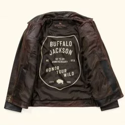 Buffalo Jackson Trading Co. Legacy Leather Jacket | Brown 13 Buffalo Jackson Trading Co. Legacy Leather Jacket | Brown