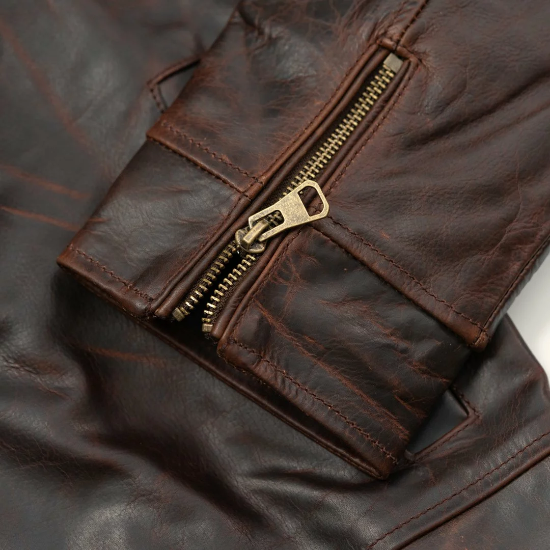 Buffalo Jackson Trading Co. Legacy Leather Jacket | Brown 7 Buffalo Jackson Trading Co. Legacy Leather Jacket | Brown