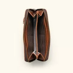 Buffalo Jackson Trading Co. Madison Leather Wristlet Wallet | Saddle Tan Wallets