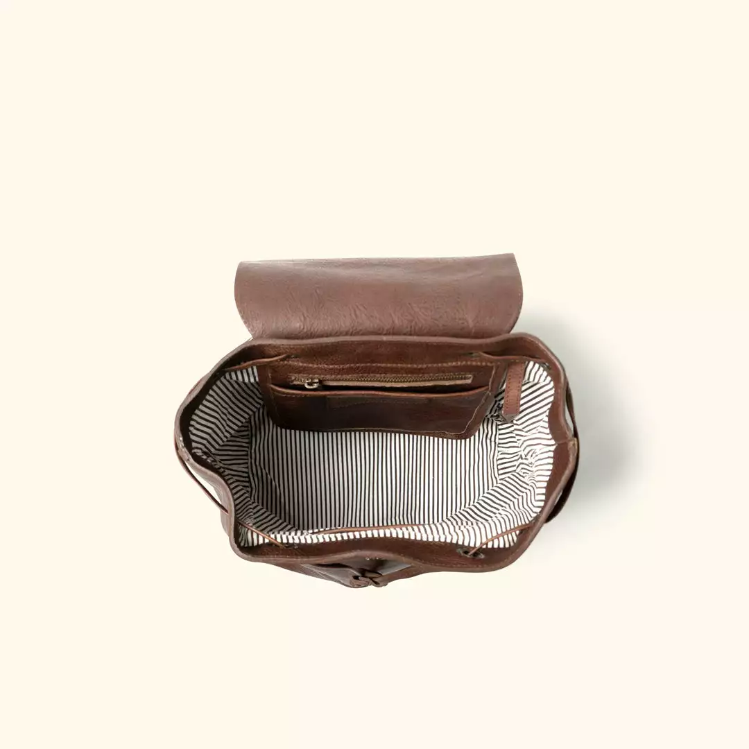 Buffalo Jackson Trading Co. Madison Leather Backpack | Dark Hazelnut Leather Backpacks 7 Buffalo Jackson Trading Co. Madison Leather Backpack | Dark Hazelnut Leather Backpacks