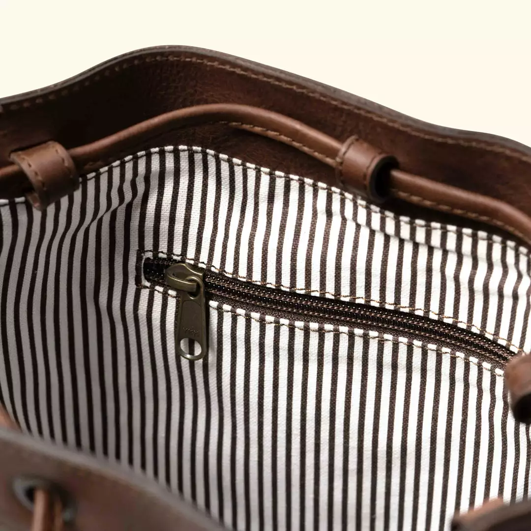 Buffalo Jackson Trading Co. Madison Leather Bucket Bag | Dark Hazelnut 8 Buffalo Jackson Trading Co. Madison Leather Bucket Bag | Dark Hazelnut