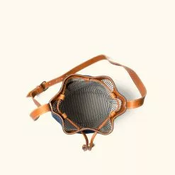 Buffalo Jackson Trading Co. Madison Waxed Canvas Bucket Bag | Navy W/ Saddle Tan Leather 19 Buffalo Jackson Trading Co. Madison Waxed Canvas Bucket Bag | Navy W/ Saddle Tan Leather