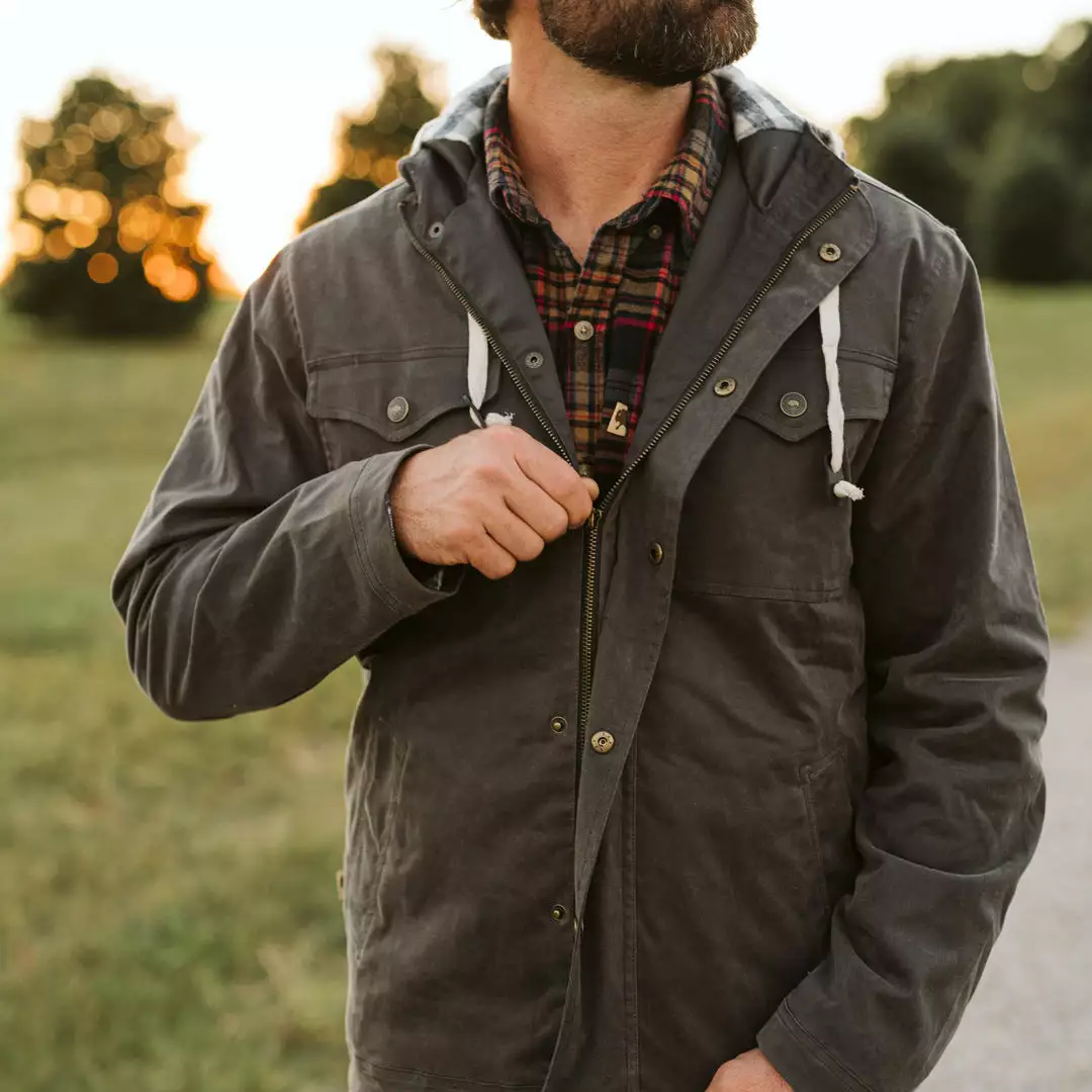 Buffalo Jackson Trading Co. Marshall Hooded Jacket | Coal 3 Buffalo Jackson Trading Co. Marshall Hooded Jacket | Coal