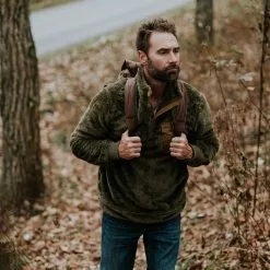 Buffalo Jackson Trading Co. Apparel Kodiak Fleece Pullover - Birchwood Green