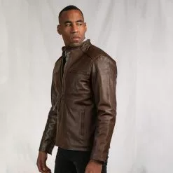 Buffalo Jackson Trading Co. Thompson Leather Moto Jacket | Brown 19 Buffalo Jackson Trading Co. Thompson Leather Moto Jacket | Brown