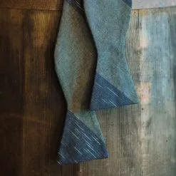 Buffalo Jackson Trading Co. Vintage Stripe Cotton Bow Tie | Green Apparel