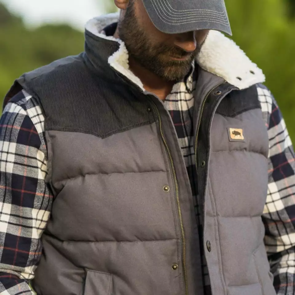 Buffalo Jackson Trading Co. Jackson Vest W/ Sherpa Collar | Stone & Slate New 3 Buffalo Jackson Trading Co. Jackson Vest W/ Sherpa Collar | Stone & Slate New