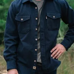 Buffalo Jackson Trading Co. Gunner Cotton Twill Shirt Jac | Lost Cove Navy Apparel